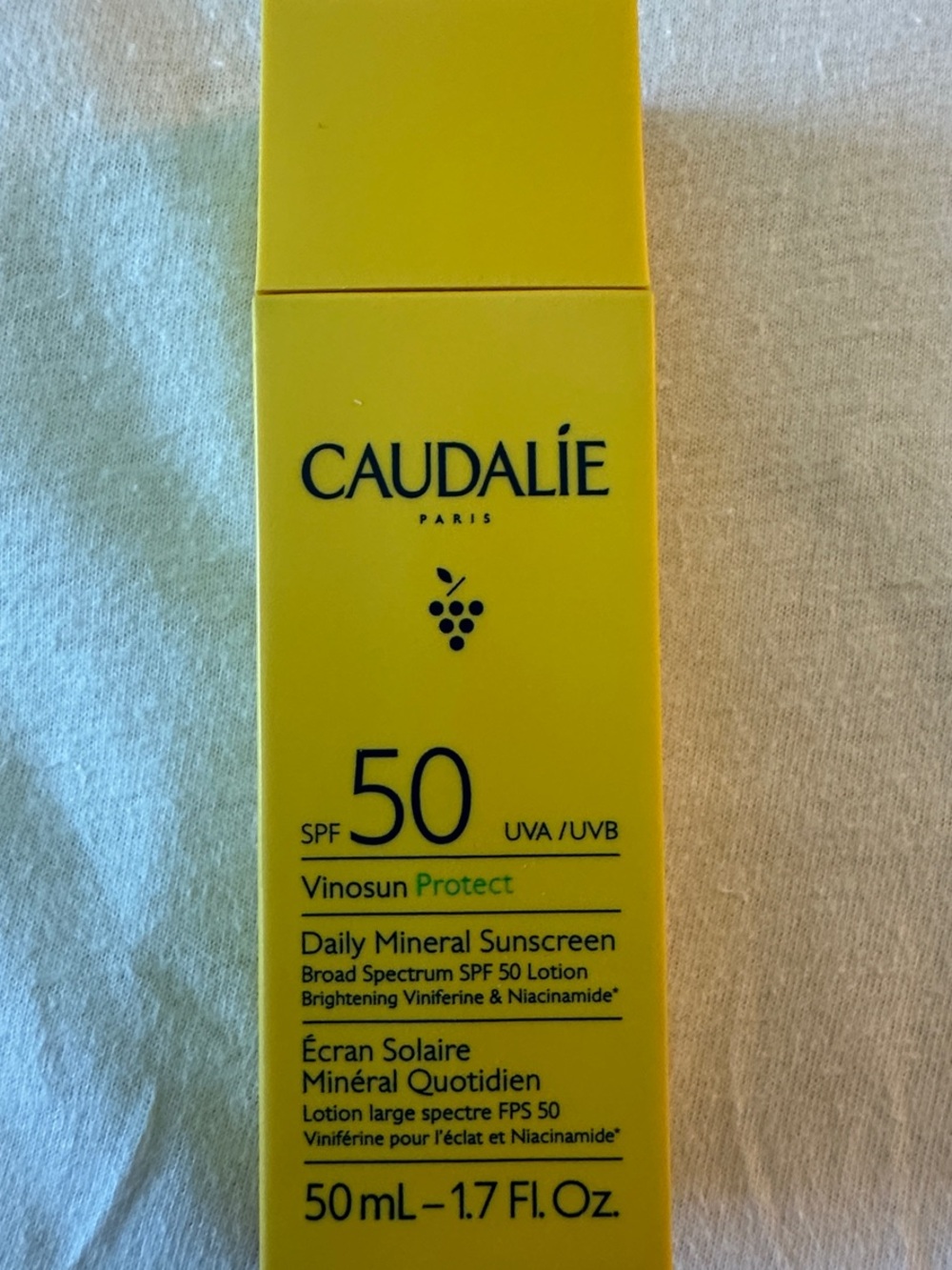 Caudalie Daily Mineral Sunscreen Broad Spectrum SPF 50 Lotion
